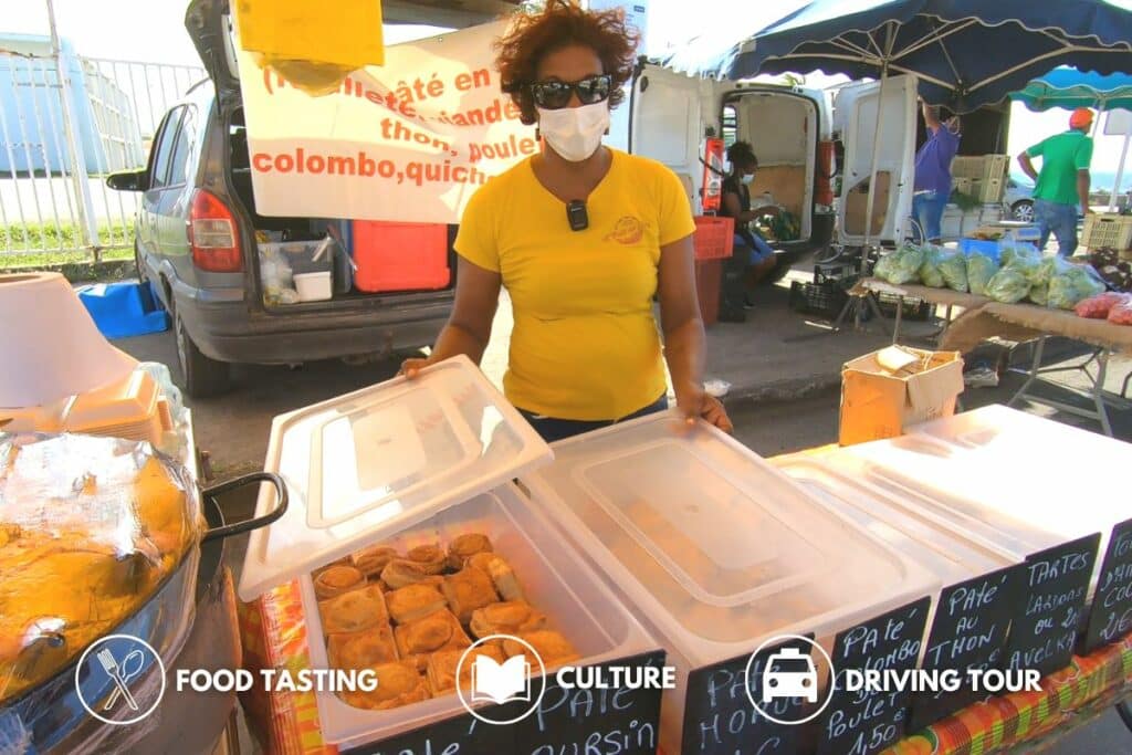 Le Moule Market, La Moule city, food tour