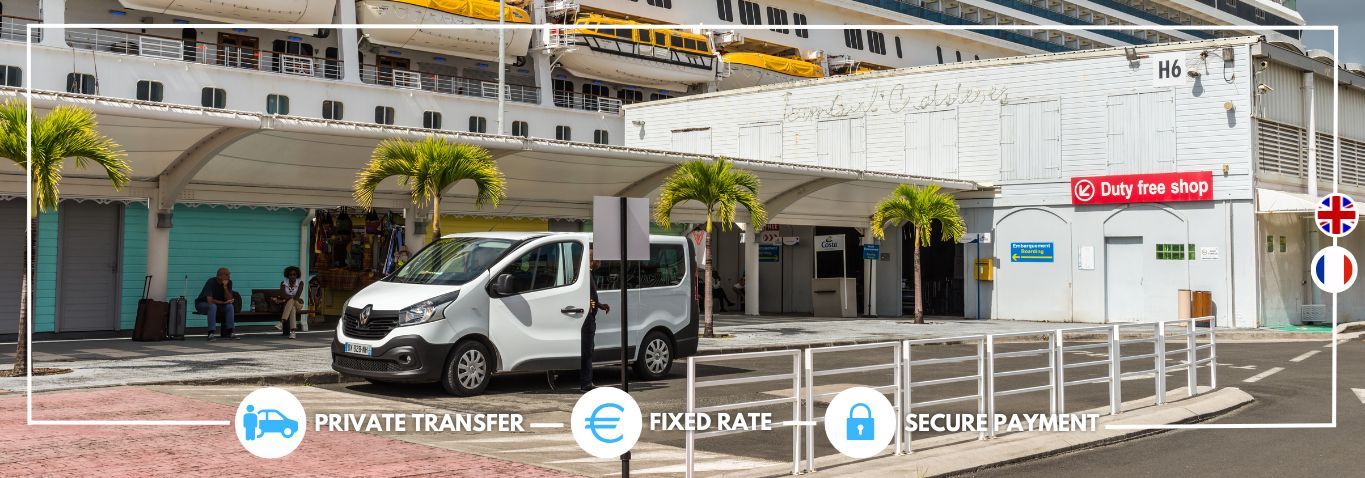 Taxis & Shuttles in Pointe-a-Pitre, Guadeloupe Ferry terminal & Cruise terminal Shuttle Service,