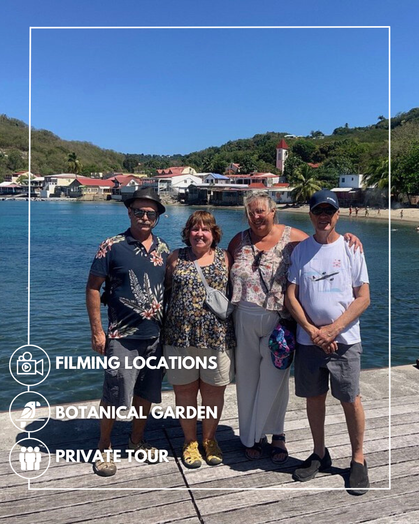 death in paradise tour from deshaies , cruise ship terminal